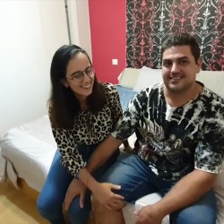 María is into the idea of doing porn at FAKings and proposes it to her guy. You can tell who's the boss!